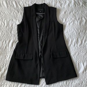 Chic Black Vest Jacket